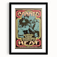 Canned Heat Retro Poster Art | Vintage Music Wall Art