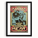Canned Heat Retro Poster Art | Vintage Music Wall Art