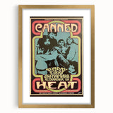 Canned Heat Retro Poster Art | Vintage Music Wall Art