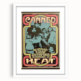 Canned Heat Retro Poster Art | Vintage Music Wall Art