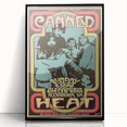 Canned Heat Retro Poster Art | Vintage Music Wall Art