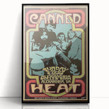Canned Heat Retro Poster Art | Vintage Music Wall Art
