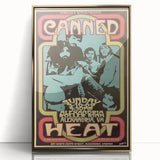Canned Heat Retro Poster Art | Vintage Music Wall Art