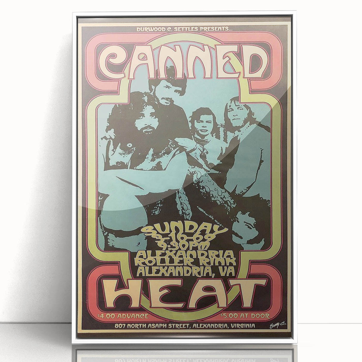 Canned Heat Retro Poster Art | Vintage Music Wall Art