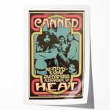 Canned Heat Retro Poster Art | Vintage Music Wall Art
