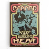 Canned Heat Retro Poster Art | Vintage Music Wall Art