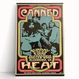 Canned Heat Retro Poster Art | Vintage Music Wall Art