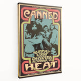 Canned Heat Retro Poster Art | Vintage Music Wall Art
