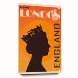 Retro London Travel Poster – Vintage Prints & Classic Retro Wall Art
