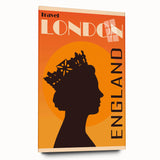 Retro London Travel Poster – Vintage Prints & Classic Retro Wall Art