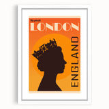 Retro London Travel Poster – Vintage Prints & Classic Retro Wall Art