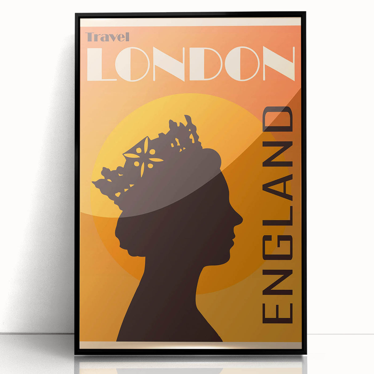 Retro London Travel Poster – Vintage Prints & Classic Retro Wall Art