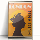 Retro London Travel Poster – Vintage Prints & Classic Retro Wall Art