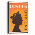Retro London Travel Poster – Vintage Prints & Classic Retro Wall Art