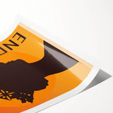 Retro London Travel Poster – Vintage Prints & Classic Retro Wall Art