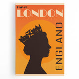 Retro London Travel Poster – Vintage Prints & Classic Retro Wall Art