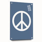 Peace Symbol – Minimalist Boys Room Wall Art for Kids
