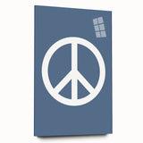 Peace Symbol – Minimalist Boys Room Wall Art for Kids