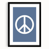 Peace Symbol – Minimalist Boys Room Wall Art for Kids
