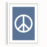 Peace Symbol – Minimalist Boys Room Wall Art for Kids
