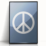 Peace Symbol – Minimalist Boys Room Wall Art for Kids