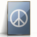 Peace Symbol – Minimalist Boys Room Wall Art for Kids
