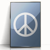 Peace Symbol – Minimalist Boys Room Wall Art for Kids