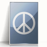 Peace Symbol – Minimalist Boys Room Wall Art for Kids