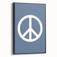 Peace Symbol – Minimalist Boys Room Wall Art for Kids