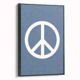 Peace Symbol – Minimalist Boys Room Wall Art for Kids