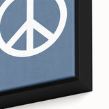 Peace Symbol – Minimalist Boys Room Wall Art for Kids
