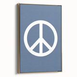 Peace Symbol – Minimalist Boys Room Wall Art for Kids