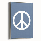Peace Symbol – Minimalist Boys Room Wall Art for Kids