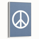 Peace Symbol – Minimalist Boys Room Wall Art for Kids