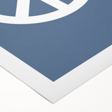 Peace Symbol – Minimalist Boys Room Wall Art for Kids