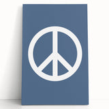 Peace Symbol – Minimalist Boys Room Wall Art for Kids