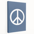 Peace Symbol – Minimalist Boys Room Wall Art for Kids