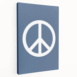 Peace Symbol – Minimalist Boys Room Wall Art for Kids