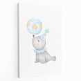 Circus Seal Nursery Wall Art - Nursery Canvas Prints
