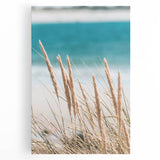 Black and white large art on stretched canvas depicting summer season, ideal for kitchen wall art.