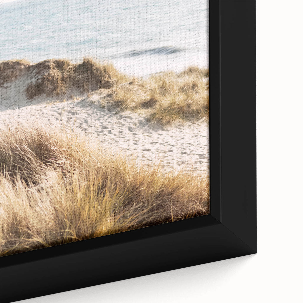 Extra large black wall art on canvas featuring a textured, colorful abstract design, suitable for living room decor.