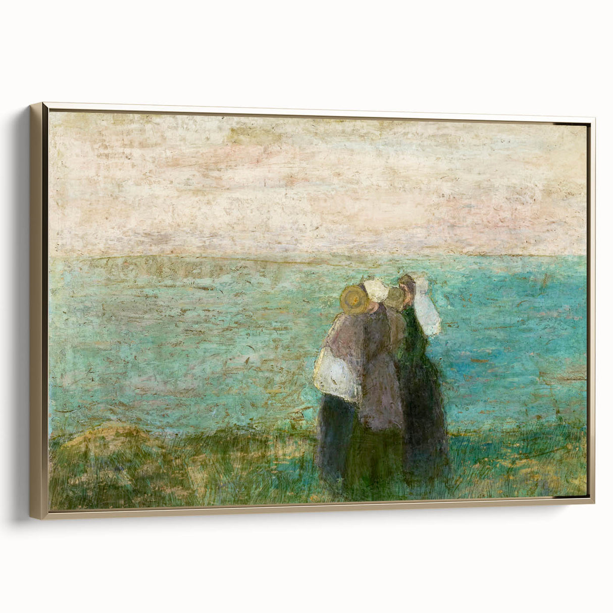 Peaceful Impressionist Landscape – Toorop’s Women by the Sea