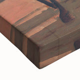 Modern Wall Art: Equestrian Parade with Clowns in Bold Expressionist Style