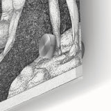 Modern Wall Art: The Monarchist - Thoughtful Surrealist Sketch