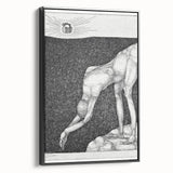 Modern Wall Art: The Monarchist - Thoughtful Surrealist Sketch