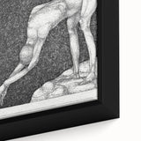 Modern Wall Art: The Monarchist - Thoughtful Surrealist Sketch