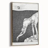 Modern Wall Art: The Monarchist - Thoughtful Surrealist Sketch