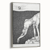 Modern Wall Art: The Monarchist - Thoughtful Surrealist Sketch