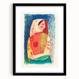 Modern Wall Art: Woman (1938) - Vibrant Expressionist Portrait