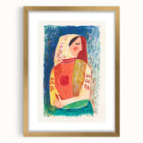 Modern Wall Art: Woman (1938) - Vibrant Expressionist Portrait